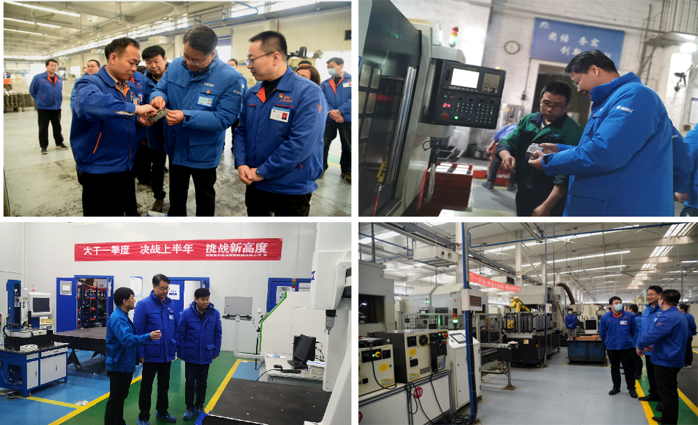 集團公司領(lǐng)導(dǎo)帶隊深入各企業(yè)督導(dǎo)檢查工作